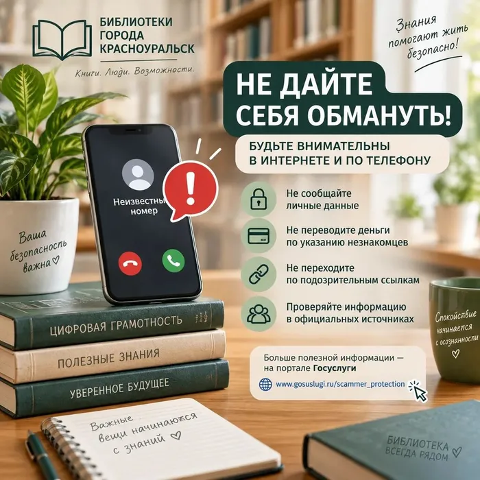 не дайте себя обмануть