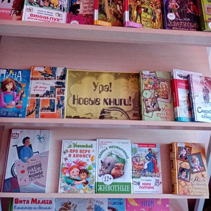 "Ура! Новые книги!"