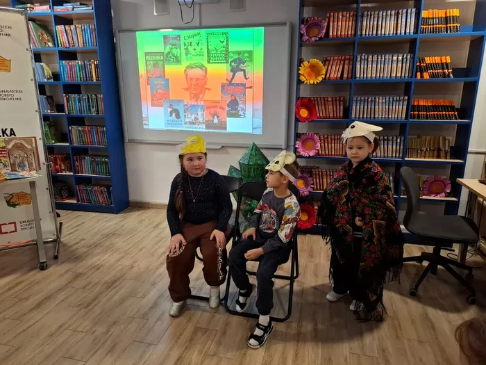 Ребята перевоплощались в персонажей произведений Маршака