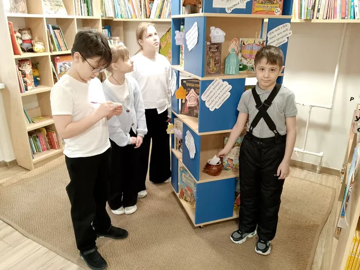 Юные читатели отвечают на вопросы пряничных домиков