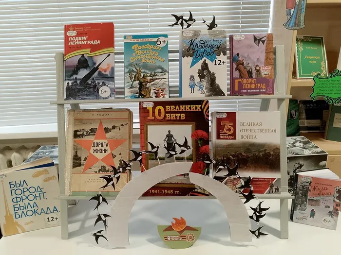 Книжная выставка «Был город-фронт, была блокада»